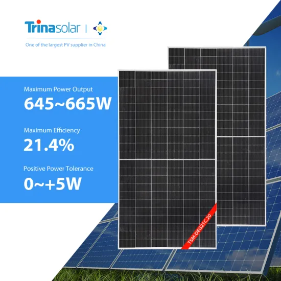Trina 645W to 665W Monocrystalline Solar Panels: In-Stock Inventory Available