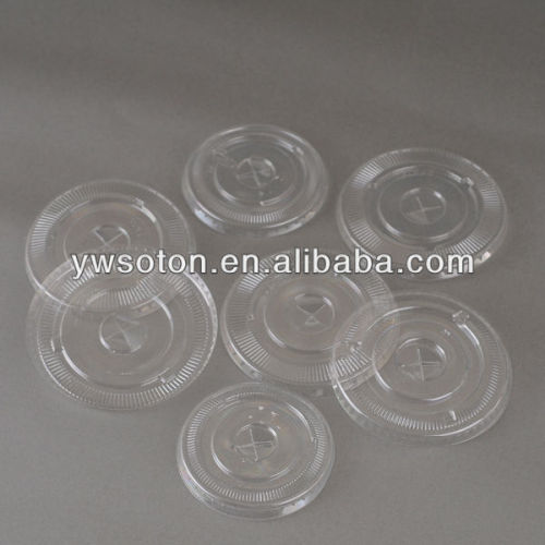 PET plastic disposable cup lid flat lid