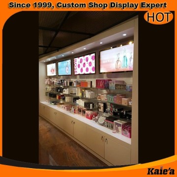 2016 new design wooden cosmetic display cabinet
