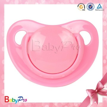 2015 New Design Custom Silicone Funny Baby Accessories Silicone Transparent Cute Baby Pacifier