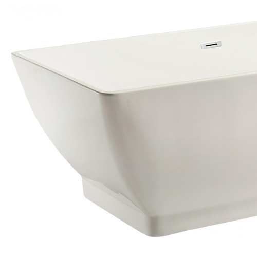 Square Acrylic Portable Freestanding Bathtub Acrylic Tub