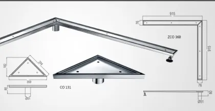 304 Stainless square tile insert floor drain,concrete floor drain