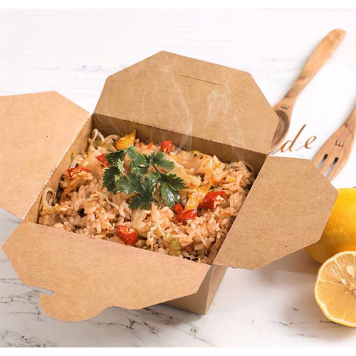 Disposable Kraft Take Away Salad Box