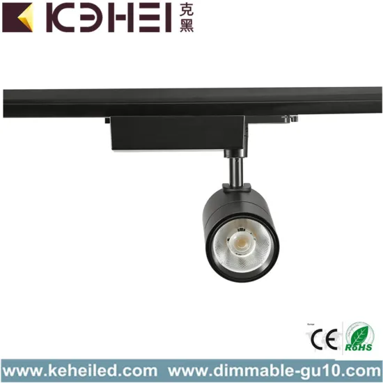 Black LED Track Lights 30 Watt Pure White