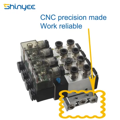 SHINYEE 4V/4A Pneumatic Solenoid Valve Base and Manifold Accessories for Pneumatic Parts