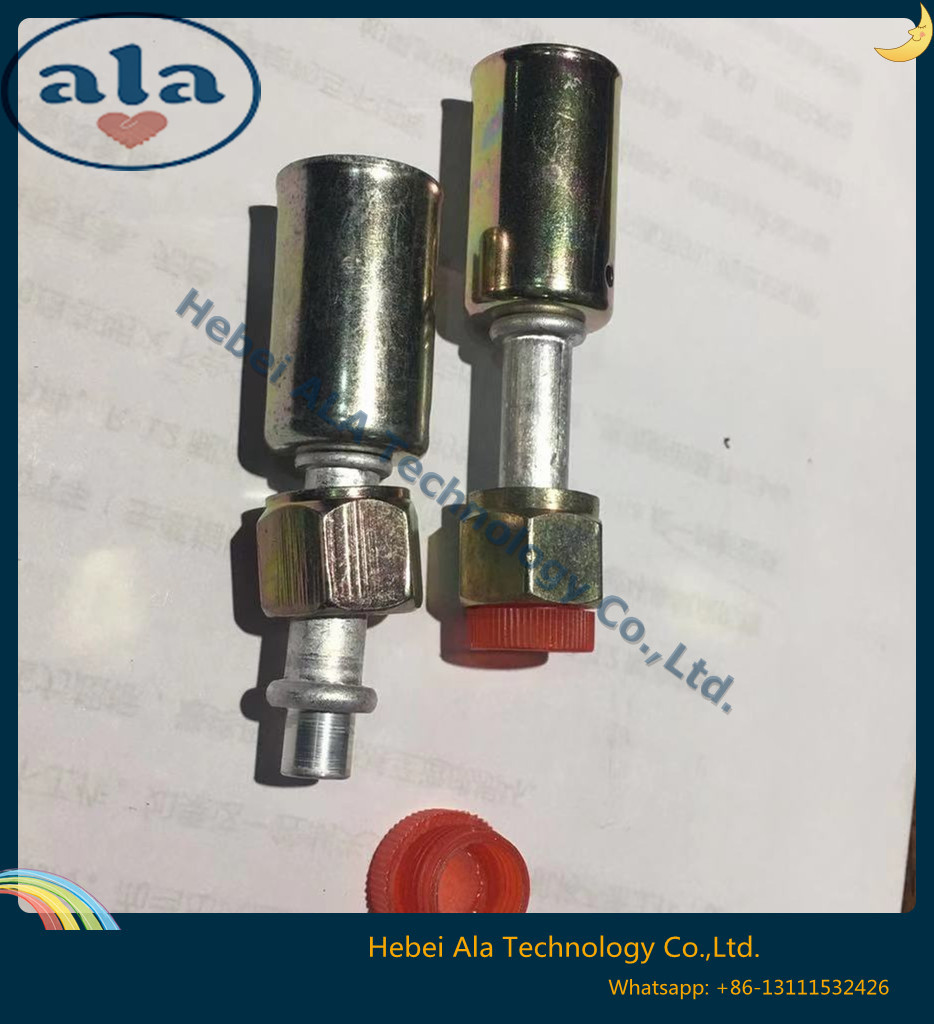 Al Joint With Iron Jacket Female O Ring Air Conditioning Fitting Straight 1 Al Joint With Iron Jacket Female O Ring Air Conditioning Fitting Straight 1