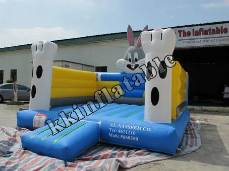 rabbit cheap inflatable bouncer animals KKC-L068