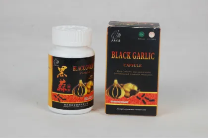 black garlic softgel extract from peeled black garlic