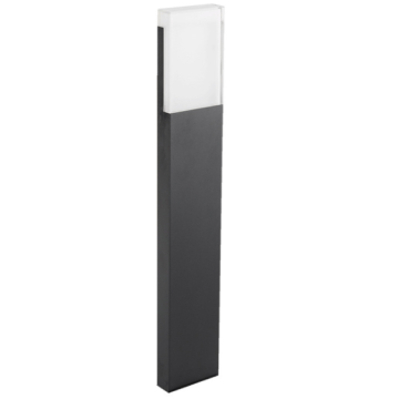 Borne d&#39;éclairage LEDER 5W en aluminium noir