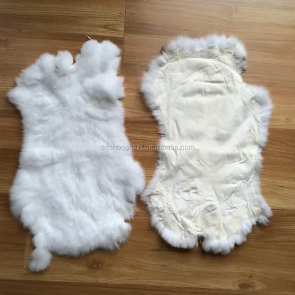 Hot Sale Rabbit Fur Manufacturer: Tanned Rabbit Dry Skin
