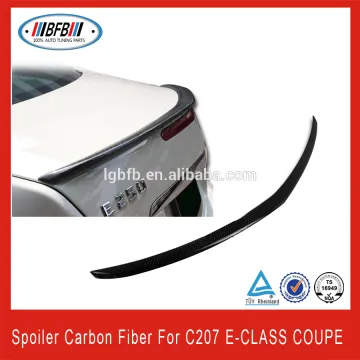 Carbon fiber spoiler auto rear trunk spoilers for Mercedes C207 E CLASS