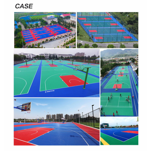 พื้น PP Sport Outdoor Basketball Outdoor