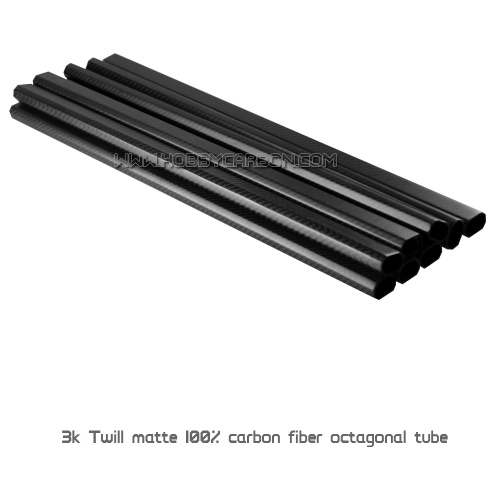 Customize Twill Matt Surface Carbon Fiber Octagonal Tube