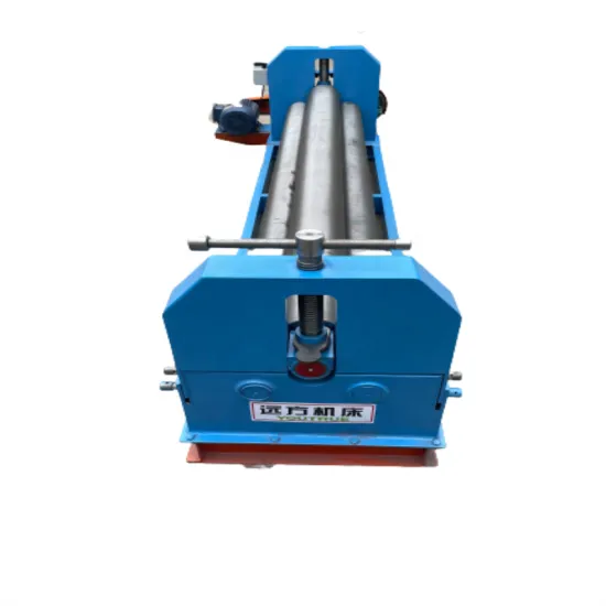 Industrial Three Rollers Bending Machine Stainless Steel Electric Plate Rolling Equipment