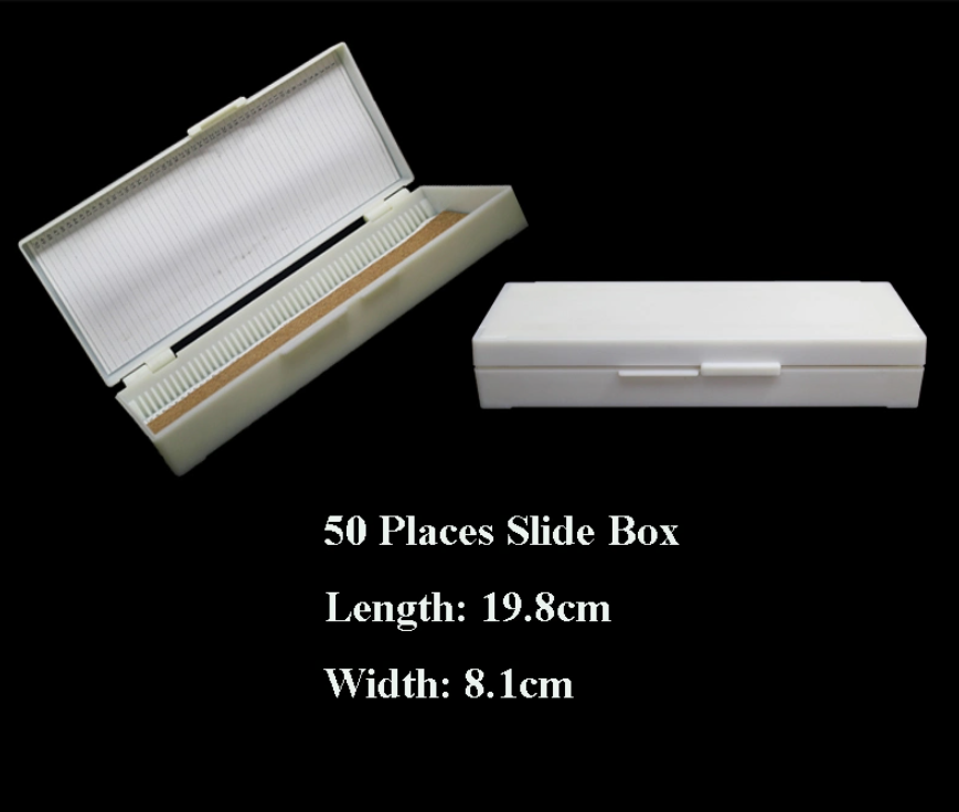 50 Places Storage Microscope Slide Box