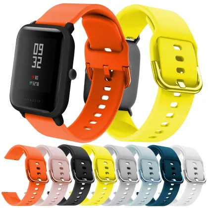 20/22mm Smart Watch Band for Xiaomi Amazfit Bip S/U/Pro/GTR & Huami Amazfit GTR Sport Bracelet