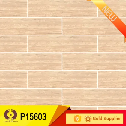 600x150mm Wood look kajaria floor tiles for Home interior floor (P15602)