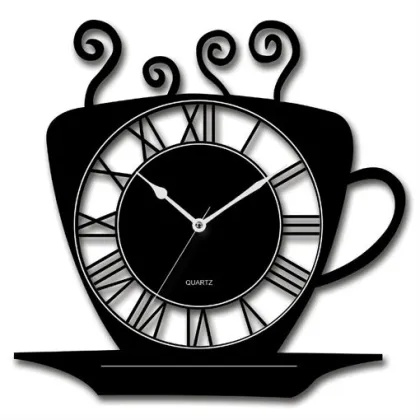 wall Clock Home Decor, Plastic Decoration clock