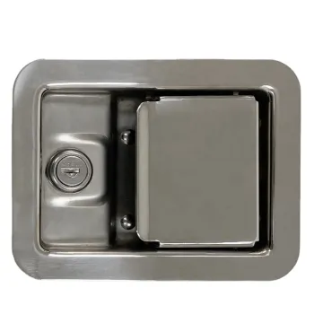 GL-12129 Stainless Steel Locking Paddle Latch for Trailer Toolbox Lock
