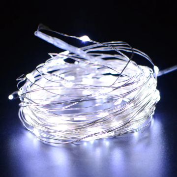 Waterproof Solar String Lights 150LEDs 56ft Copper Wire 2 Modes Indoor/Outdoor Christmas Decoration
