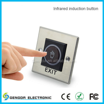 Electric push buttons for door exit access control system