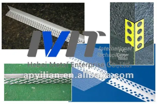 PVC plaster Angle/corner bead for construction