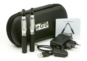 2014 EGO CE4 Double Kit with Zipper Case 650/900/1100mAh Battery CE4 Atomizer 10 Colors