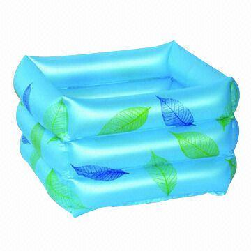 Square inflatable foot basin