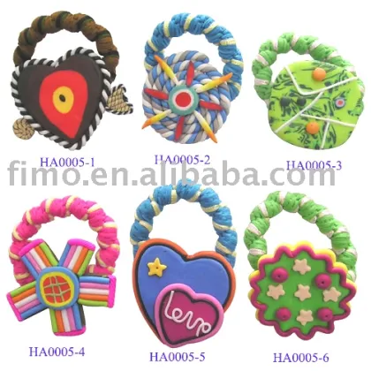 clay hair accessories