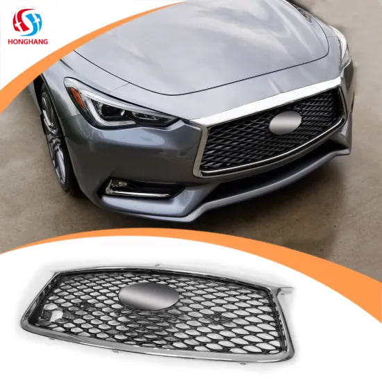 Front Bumper Grille for Infiniti Q60 Sport 2017+ - Plastic Auto Parts