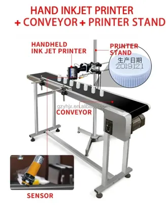 Handheld Inkjet Printer with 600DPI, Cartridge, and Label Printing