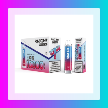2025Latest Razzbar Crystal Pod Pen 10000Electronic Cigarette
