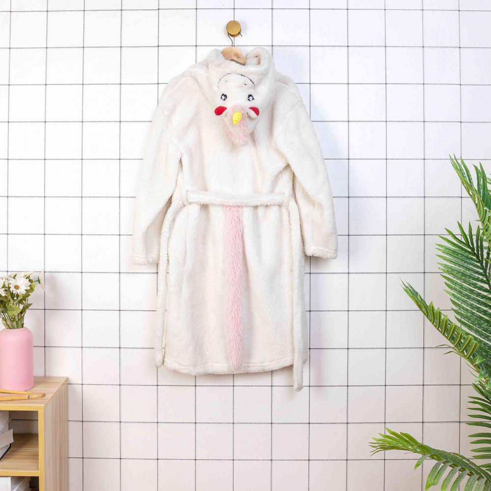 unicorn women fleece robes winter dressing gown