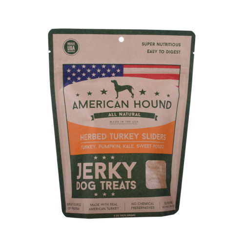 Stand zipper pet dog food packaging bag