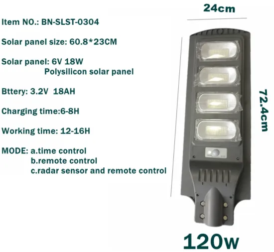 Solar street light with induction remote control