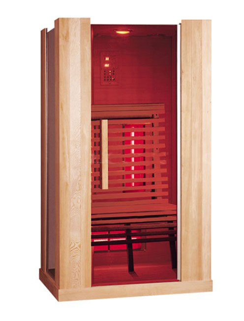 Infrared sauna room indoor hemlock wood sauna