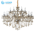 LEDER Country Beaded Rustic Chandelier