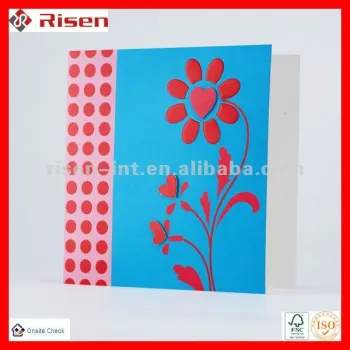 floral birthday greeting card