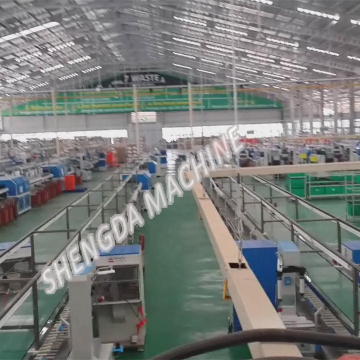 sports shoes cementing and assembling line production conveyor