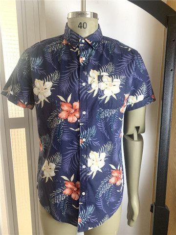 Quality Mens Short Sleeve Shirts With Custom Print