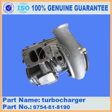 6754-81-8190 ORİJİNAL OEM KOMATSU PC240-8 turboşarj SAA6D107E-1