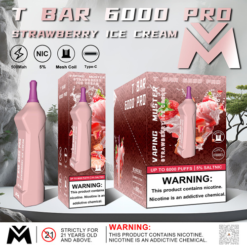 T Bar 6000 PRO Puffs