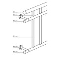 Anti Rust French Indoor Balcony Stainless Steel Railing