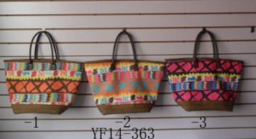hot sale canvas women fashion handbags,beach bag , tote bag