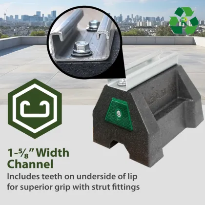 Compact Roof Rubber Anti‑Vibration Support Base