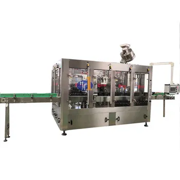 High Speed Glass Small Plastic Bottle Hot Filling Machines for Juice