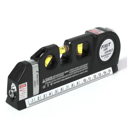 3-in-1 Laser Level Tape Measure - Multi-Function Ruler