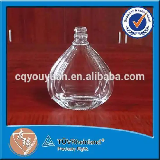 High flint soda-lime glass 100 ml bottle for liquor