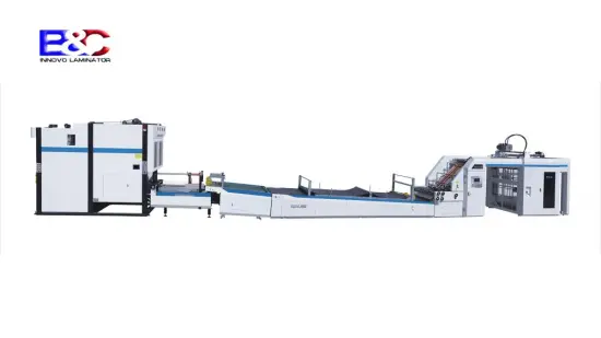 High Speed Sheet to Sheet Flute Laminating Machine with Automatic Pallet Stacker Zgfms