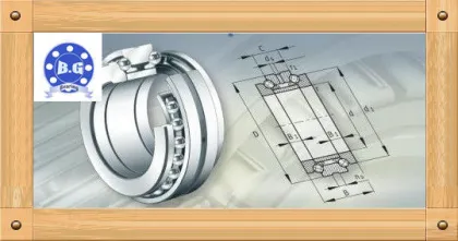 Nsk High Precision Double Row Angular Contact Ball Bearing 3810